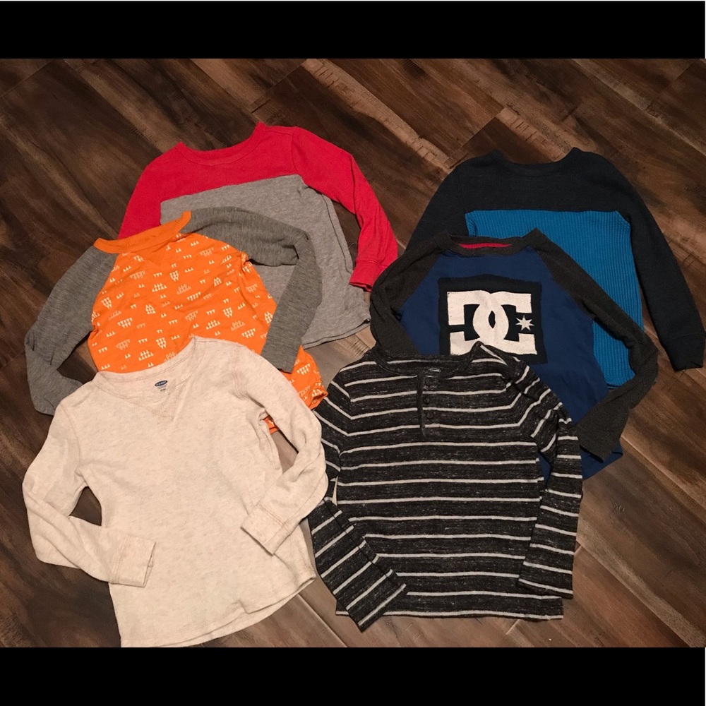 Boys 5T long sleeve shirt lot